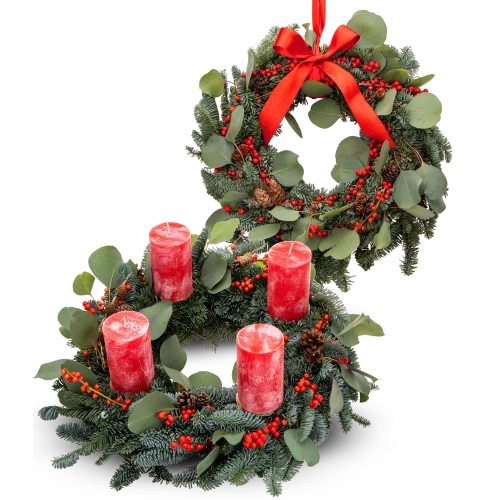 Vánoční set věnců